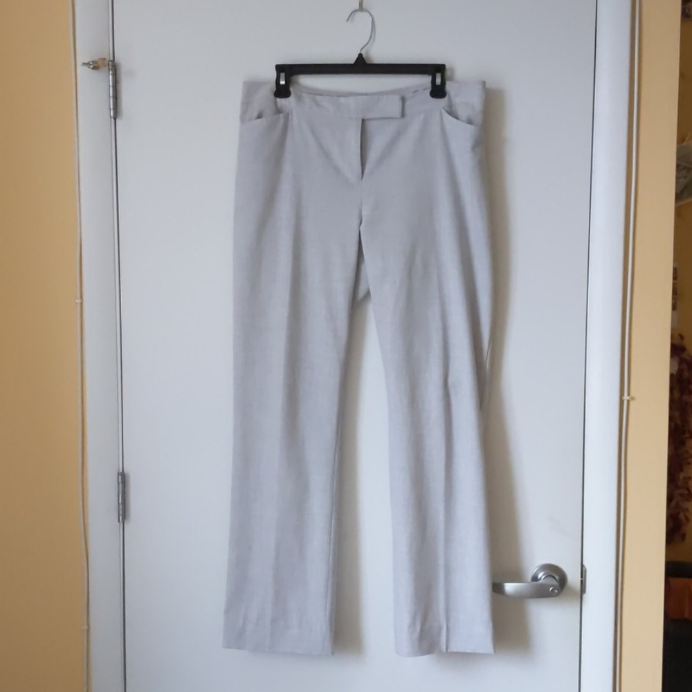 Bootcut grey suit pants from The Limited